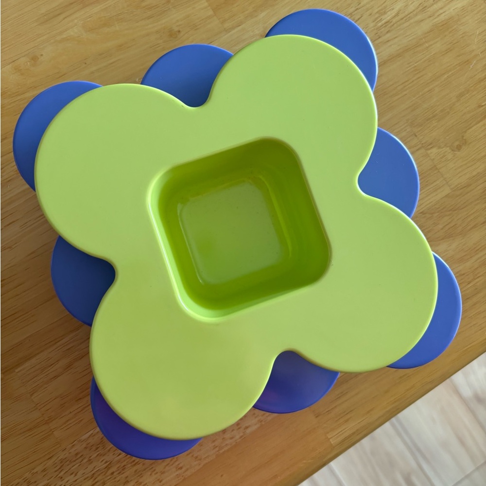 Flower Stacking Snack Tray pieces - Tabitha Brown for Target